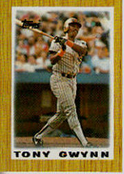 1987 Topps Mini Leaders Baseball Cards 035      Tony Gwynn